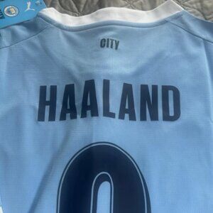 Manchester City Haaland #9 Home Jersey – Sky Blue – Puma